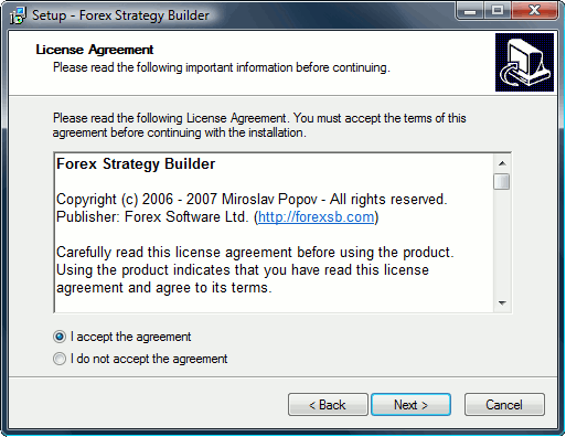 License agreement