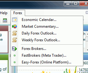 Forex Menu